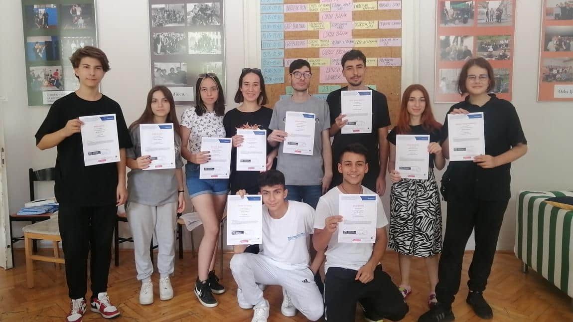 Okulumuz Geçleri Zagreb'de Gençlik Projesinde