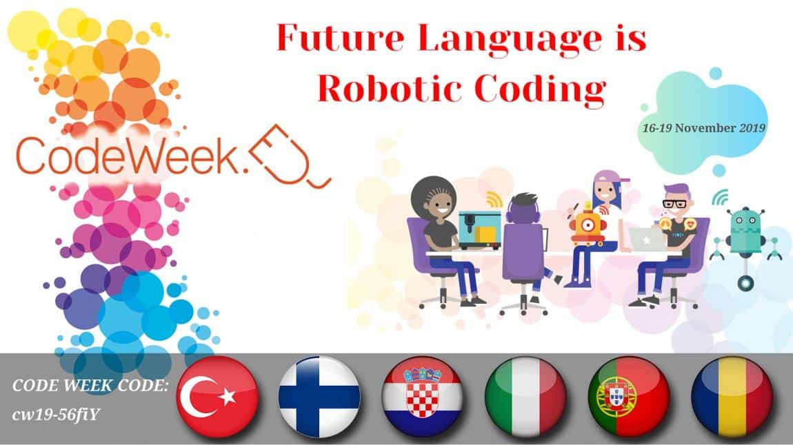 Geleceğin Dili Robotik Kodlama Projesi Kapsamında Codeweek Etkinliğimizi Gerçekleştirdik